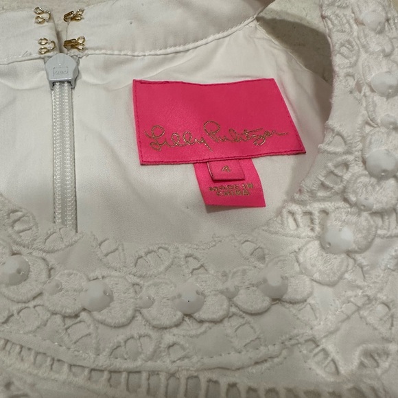 Lilly Pulitzer Strapless White Lace Dress - Picture 8 of 11